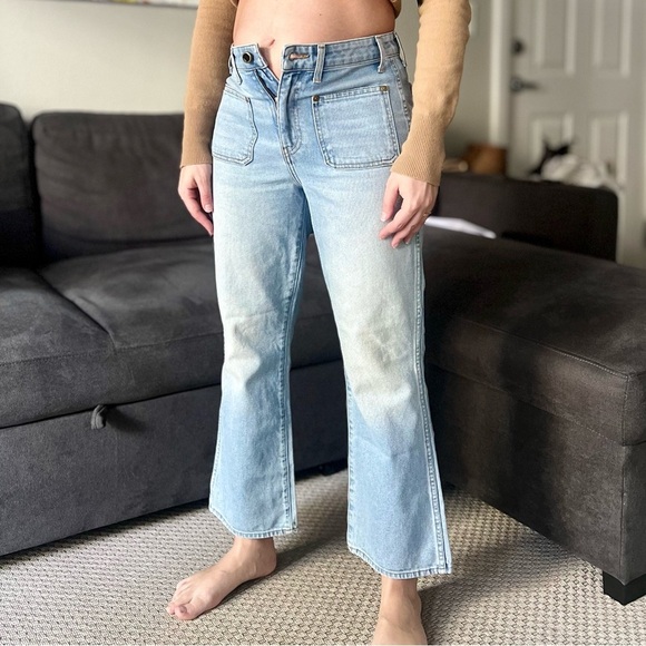 Khaite Rachel Patch Pocket Flare Jeans - Light Blue
Denim Austin - Size 28 - Picture 2 of 13